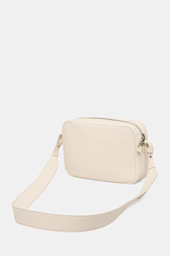 Accesorii Emporio Armani geantă crossbody pentru femei din piele EW003032.AF19229 bej