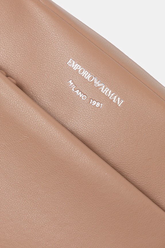 Кожаная сумочка Emporio Armani бежевый EW003032.AF19229