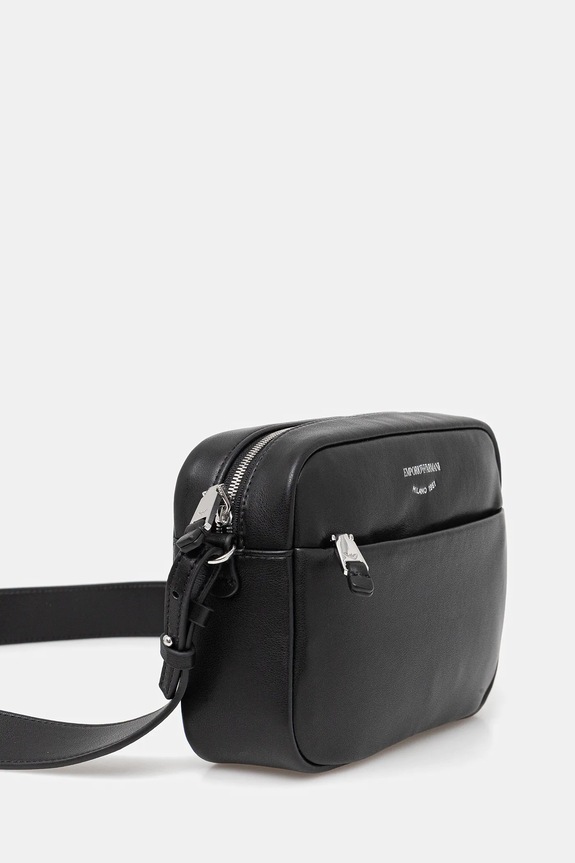 Кожаная сумочка Emporio Armani EW003032.AF19229 чёрный SS26