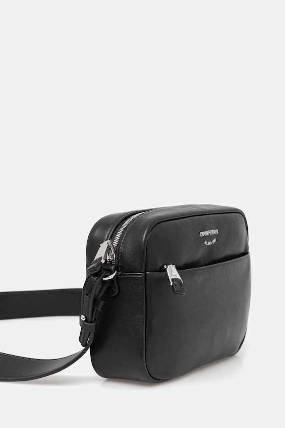 Кожаная сумочка Emporio Armani EW003032.AF19229 чёрный SS26