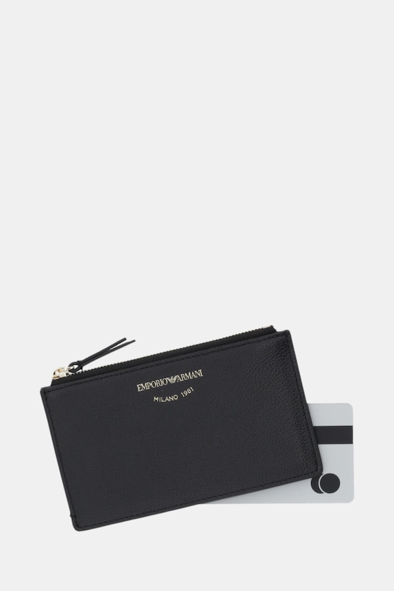 Accessori Emporio Armani portafoglio in pelle EW003035.AF19568 nero
