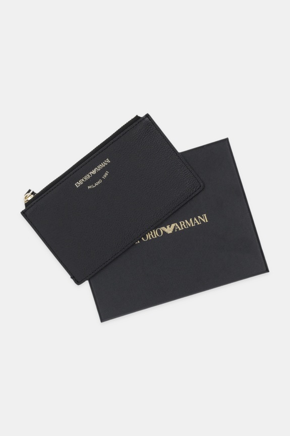 Kožni novčanik Emporio Armani crna EW003035.AF19568