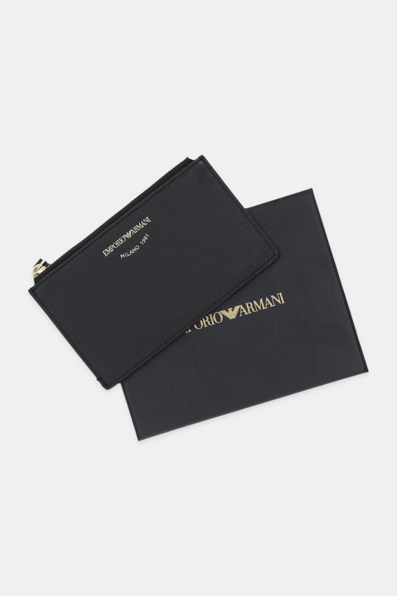 Emporio Armani portafoglio in pelle nero EW003035.AF19568