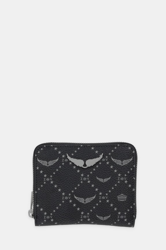 Peňaženka ZADIG&VOLTAIRE usňová koža čierna LWSG03640