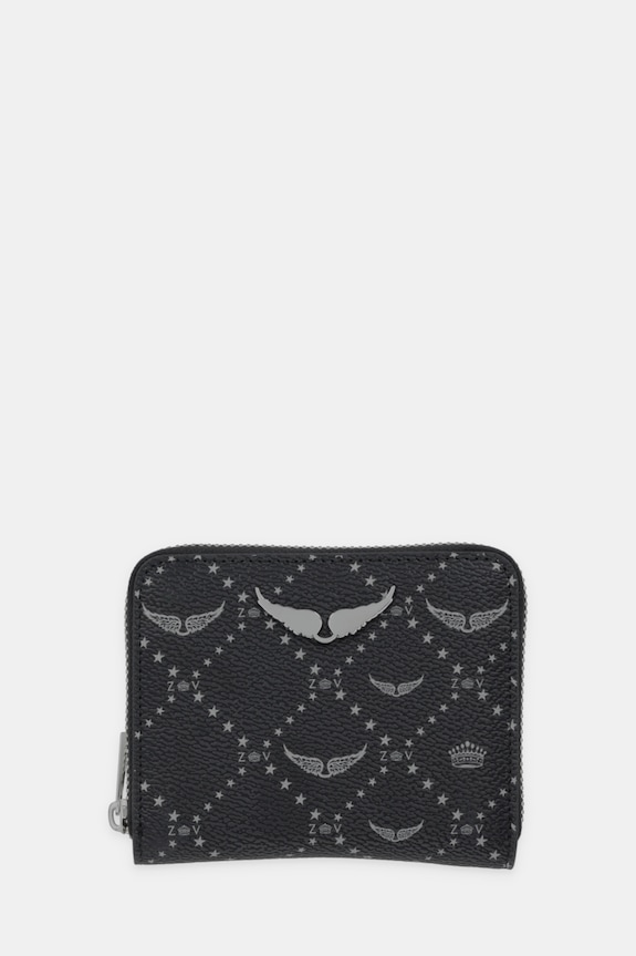 Peňaženka ZADIG&VOLTAIRE usňová koža čierna LWSG03640