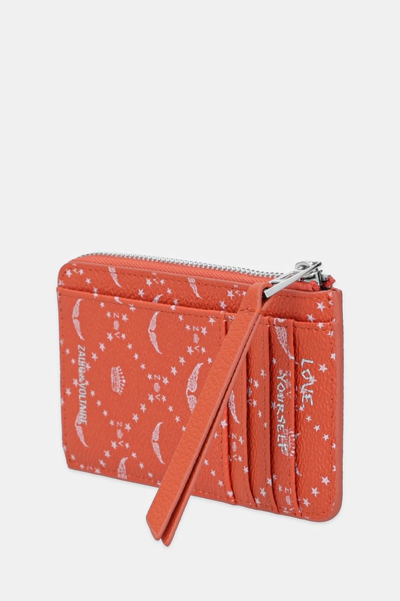 ZADIG&VOLTAIRE portfel LWSG03642 pomarańczowy AW25