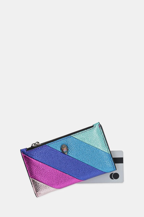 Accesorii Kurt Geiger London portofel de piele KENSINGTON 4704169109 albastru