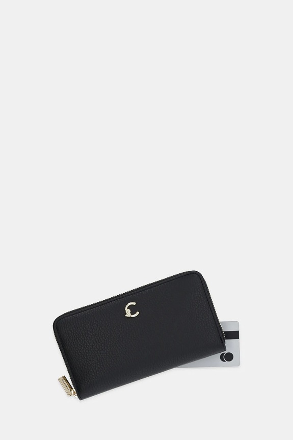 Accessori Coccinelle portafoglio in pelle COCCINELLE C-ME E2.SSL.11.32.21 nero