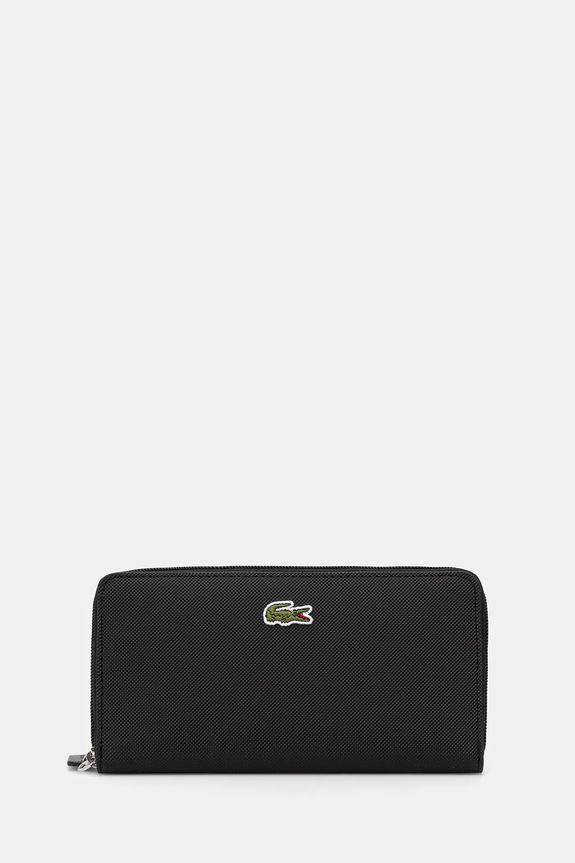 Lacoste portfel imitacja skóry licowej czarny NF2900PK