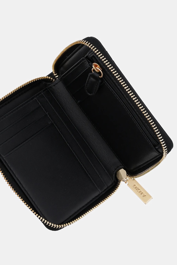 Dkny portofel de piele negru R521KM25