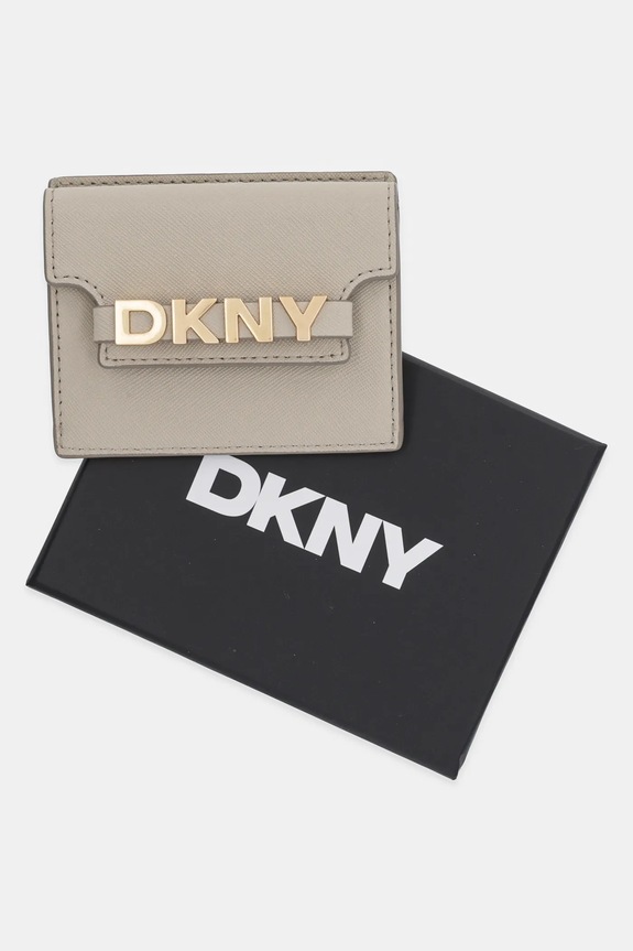 Kožená peňaženka Dkny béžová R52ZKM22