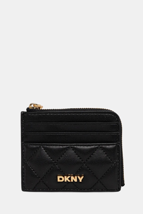 Dkny portofel de piele piele negru R521KL12