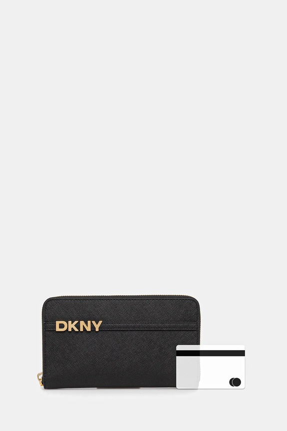 DKNY portofel de damă din piele R521KM28 negru