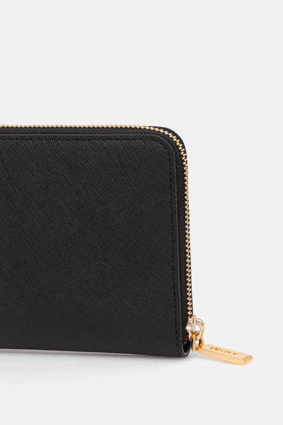 DKNY portofel de damă din piele R521KM28 negru AW25
