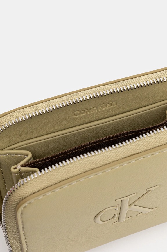 Αξεσουάρ Πορτοφόλι Calvin Klein LV04F1026G μπεζ