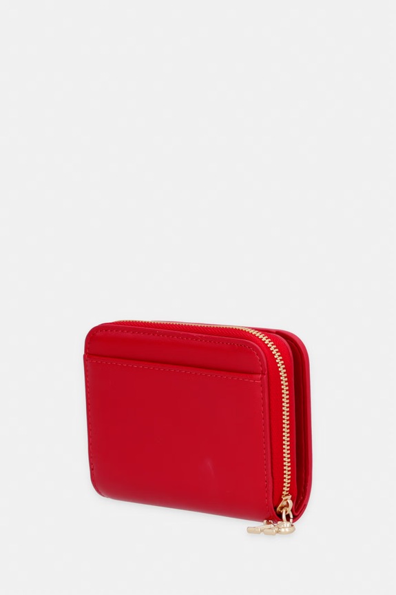 Calvin Klein πορτοφόλι γυναικείο δερμάτινο LV04F1075G μπορντό SS26