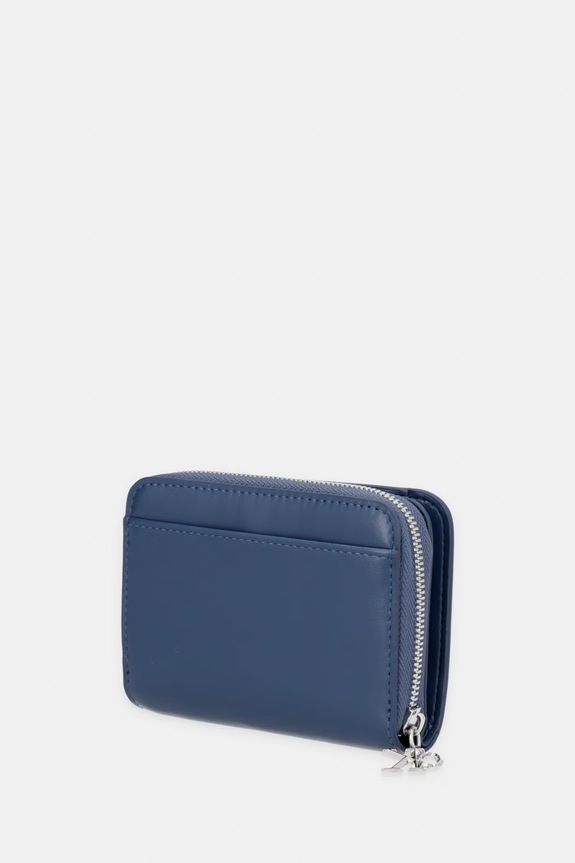 Calvin Klein portfel damski skórzany LV04F1075G niebieski SS26