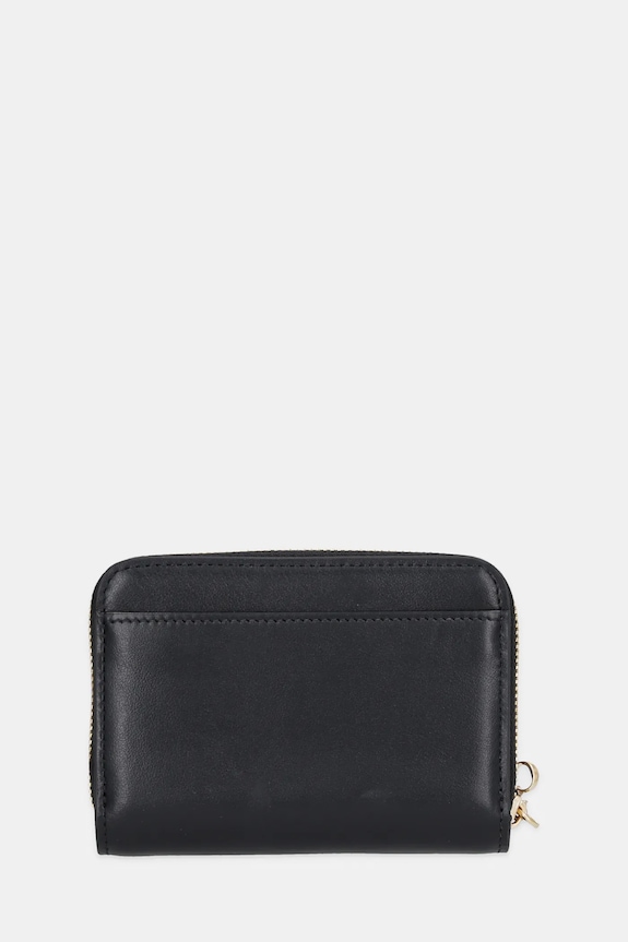 Calvin Klein portfel damski skórzany LV04F1075G czarny SS26