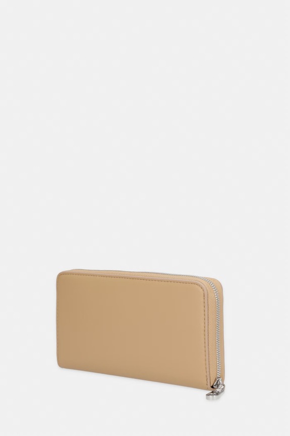 Calvin Klein portfel damski z imitacji skóry LV04F1077G beżowy SS26