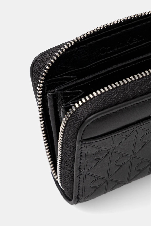 Kiegészítők Calvin Klein bőr pénztárca LV04F1081G fekete