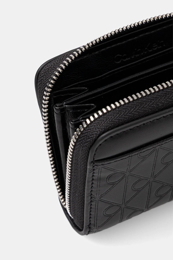 Kiegészítők Calvin Klein bőr pénztárca LV04F1081G fekete