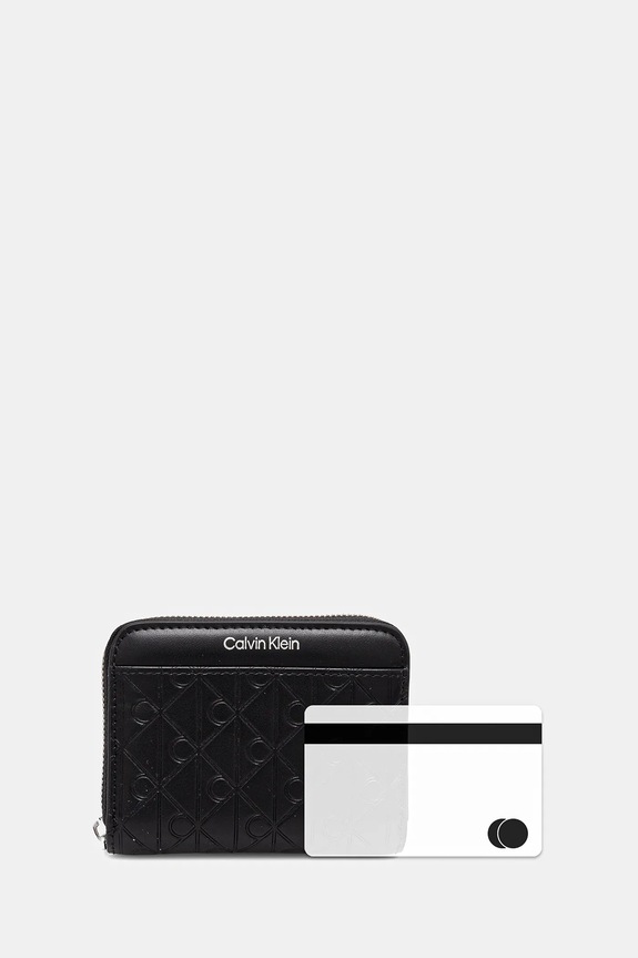 Calvin Klein bőr pénztárca LV04F1081G fekete