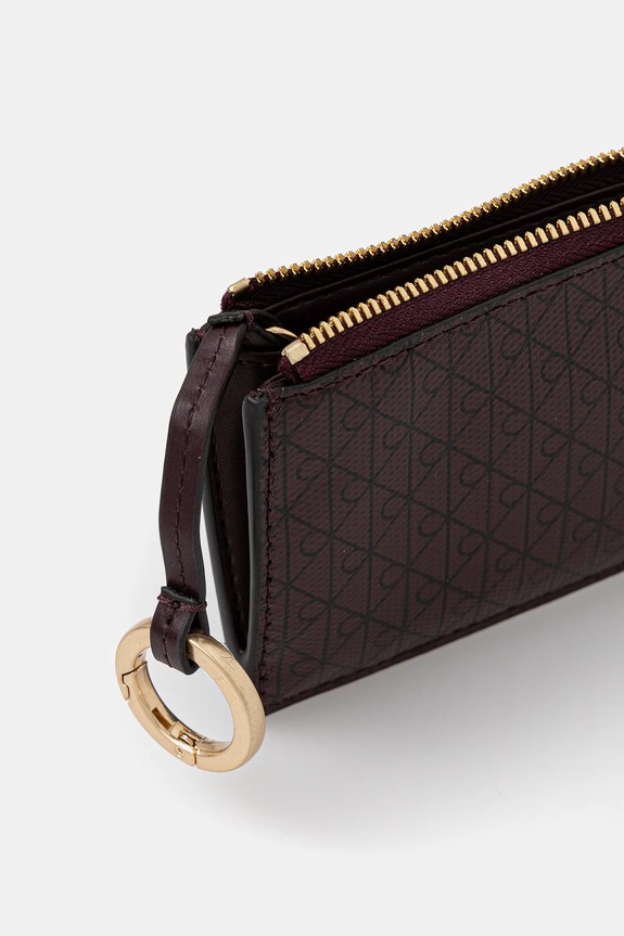 Calvin Klein portfel LV04F1084G bordowy SS26