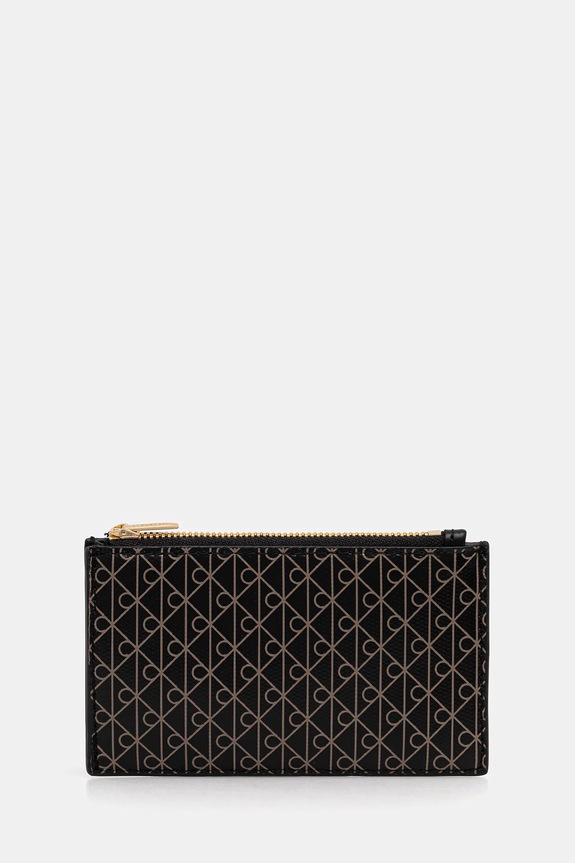 Peněženka Calvin Klein imitace kůže černá LV04F1084G