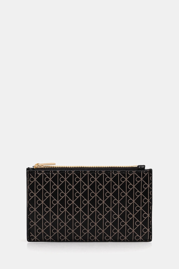 Peněženka Calvin Klein imitace kůže černá LV04F1084G