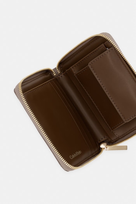Doplnky Calvin Klein peňaženka dámska LV04F1089G béžová