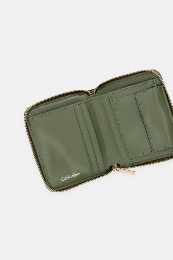 Doplnky Calvin Klein peňaženka dámska LV04F1089G zelená
