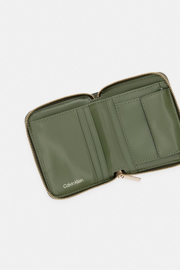 Doplnky Calvin Klein peňaženka dámska LV04F1089G zelená