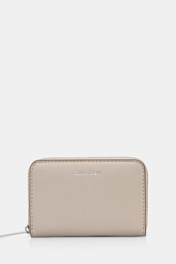 Novčanik Calvin Klein bez uzorka bež LV04F1091G