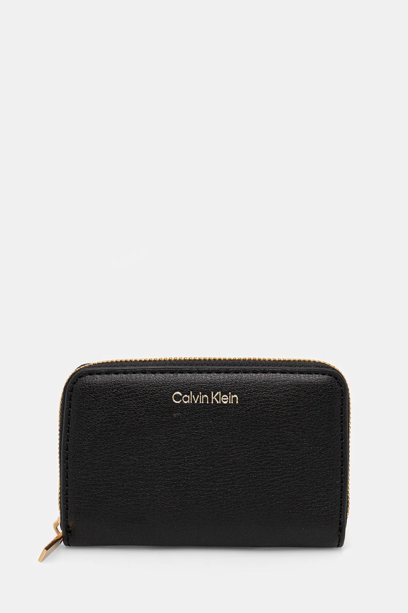 Calvin Klein pénztárca sima fekete LV04F1091G