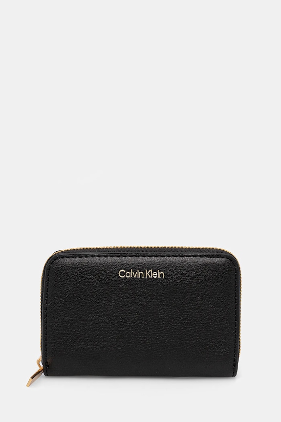 Calvin Klein pénztárca sima fekete LV04F1091G