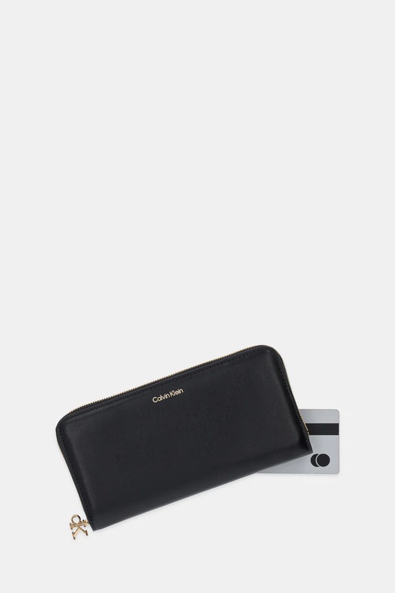 Αξεσουάρ Δερμάτινο πορτοφόλι Calvin Klein LV04F1093G μαύρο