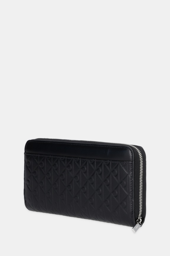 Kožená peňaženka Calvin Klein LV04F1097G čierna AW25