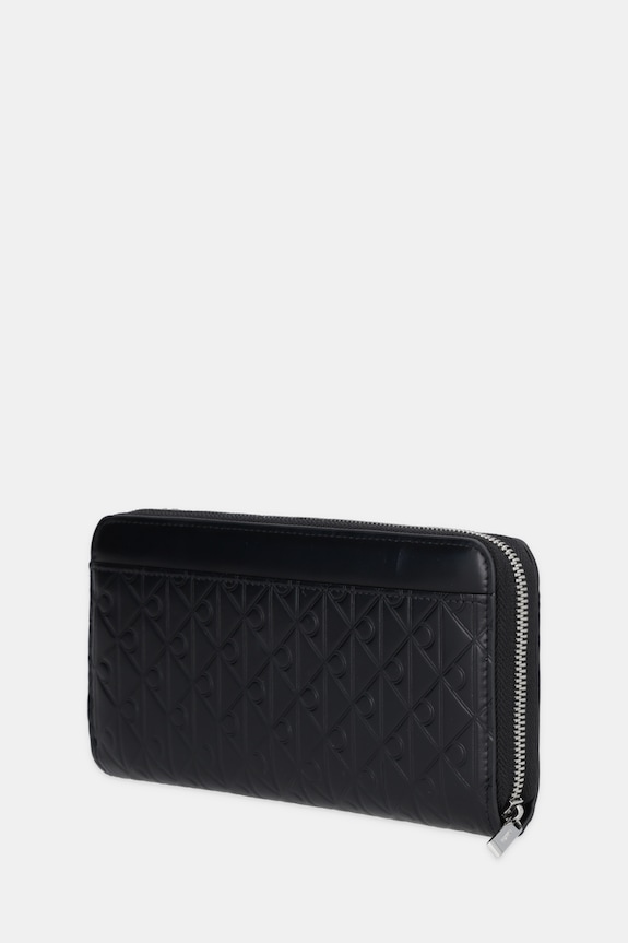 Kožená peňaženka Calvin Klein LV04F1097G čierna AW25