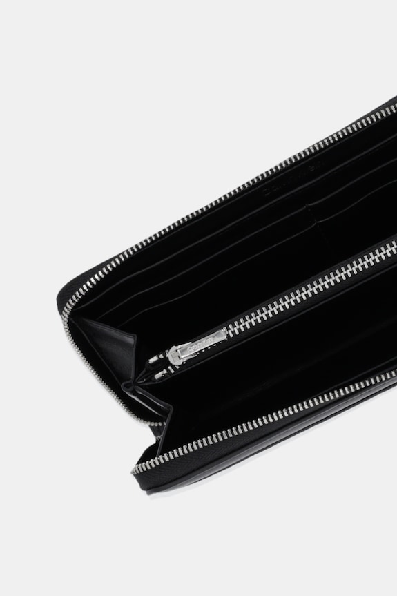 Doplnky Kožená peňaženka Calvin Klein LV04F1097G čierna