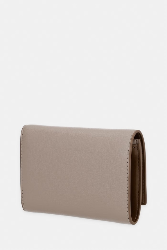 Calvin Klein portfel damski z imitacji skóry LV04F1117G beżowy SS26