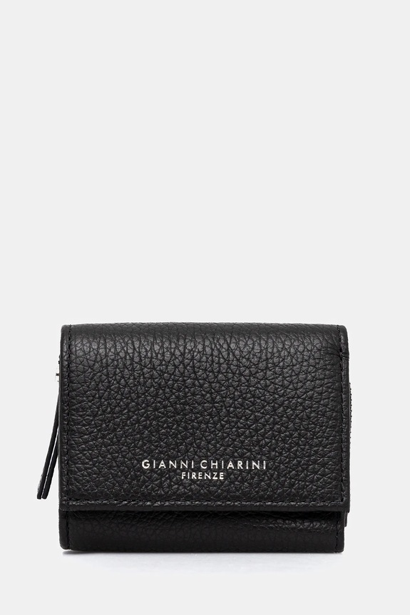 Δερμάτινο πορτοφόλι Gianni Chiarini λείο δέρμα μαύρο PF.W5065.GRN