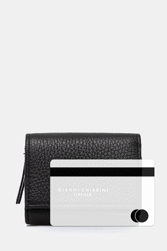 Δερμάτινο πορτοφόλι Gianni Chiarini PF.W5065.GRN μαύρο