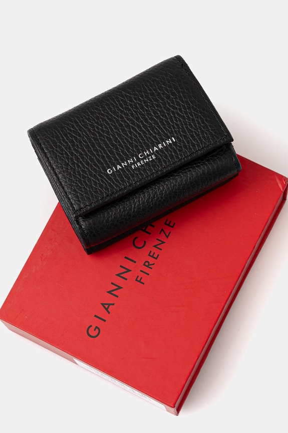 Δερμάτινο πορτοφόλι Gianni Chiarini μαύρο PF.W5065.GRN