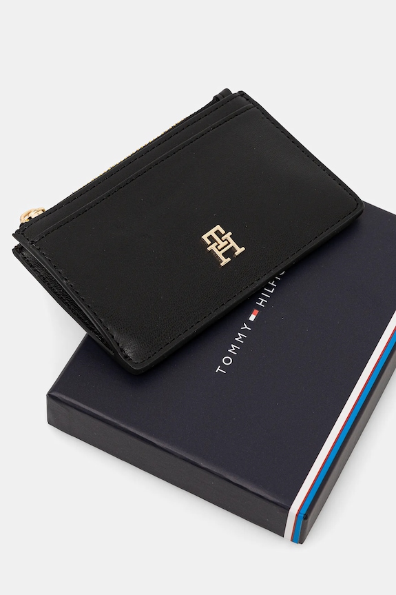 Αξεσουάρ Πορτοφόλι Tommy Hilfiger AW0AW17735 μαύρο