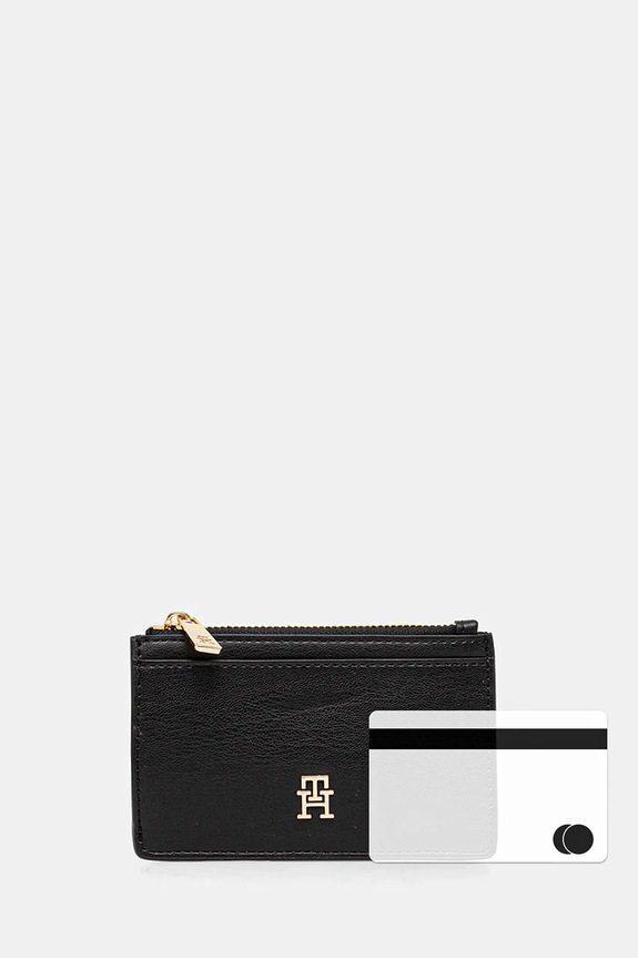 Πορτοφόλι Tommy Hilfiger μαύρο AW0AW17735