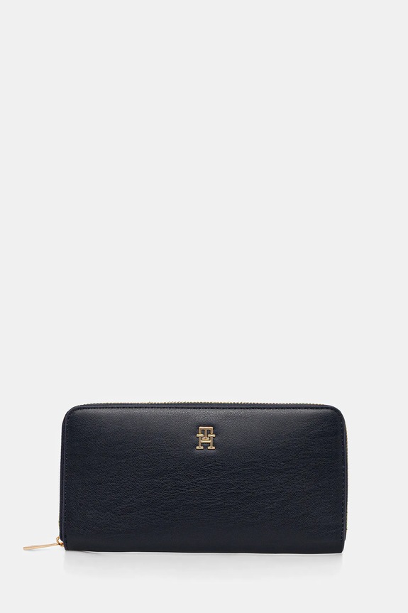 Tommy Hilfiger portfel imitacja skóry licowej granatowy AW0AW17744