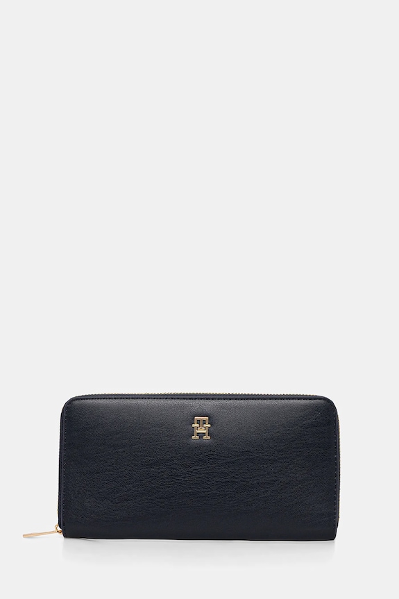 Tommy Hilfiger portfel imitacja skóry licowej granatowy AW0AW17744