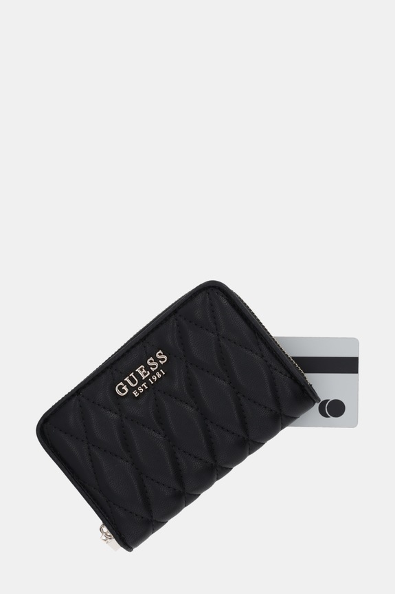 Guess portfel VALLA czarny SWQG81.22140