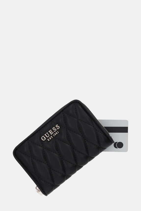 Guess portfel VALLA czarny SWQG81.22140
