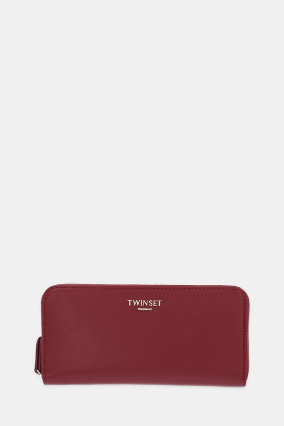 Novčanik Twinset bez uzorka bordo 252TD8392